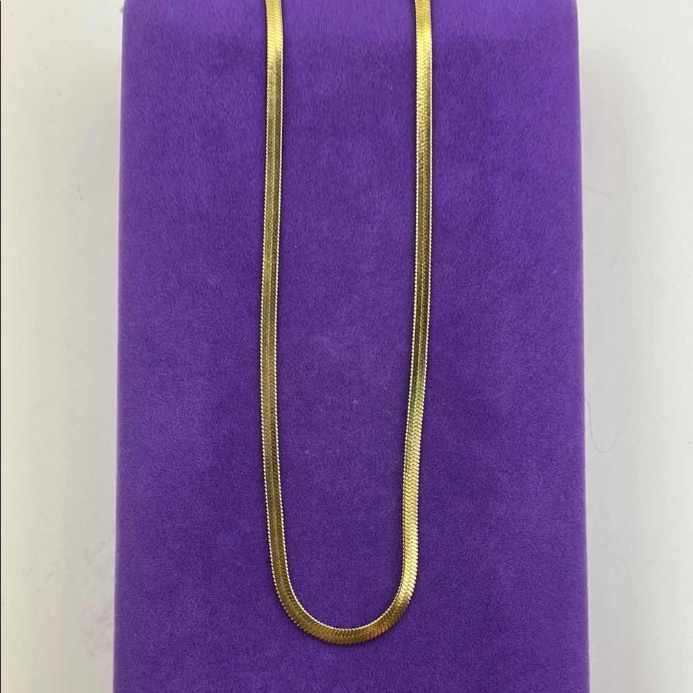 💛 Elegant Hey Harper Gold Herringbone Necklace